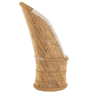 Fauteuil adulte Natura en bambou et rotin - Style bohème - Dimensions L87 x H151 x P82 cm - Capacité 120 kg_2