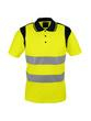 Polo jaune haute-visibilité - 100% polyester, 150 g/m², bandes rétro-réfléchissantes_2