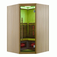 SAUNA INFRAROUGE BOREAL® SIGNATURE 130C D'ANGLE À SPECTRE COMPLET - 130X130X205_2