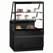 Vitrine réfrigérée TORONTO - L1000 mm - Noir - 2 étagères - P900_2