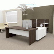 Bureau d'angle T45 avec desserte - Quadrifoglio - 212, Gauche, Eucalyptus et blanc_2