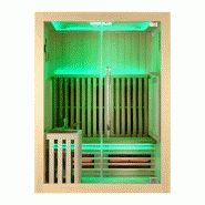 SAUNA COMBI BOREAL® ELÉGANCE 2 - 150X125 INFRAROUGE + VAPEUR_2
