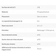 5776 - Filtres d'eau de pluie DS Plastics - Capacité de drainage 6,4 l/s - Compatible réservoirs béton_2