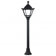 Borne lumineuse extérieure Indura Mini 4 - Résine noire IP55 - Hauteur 1100 mm - Ampoule E27_2