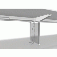 Bureau bench 6 personnes Pigreco - MARTEX. - 160, Noyer_3