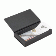 Coffret porte-addition en cuir Trendy noir | Securit - DP726_2