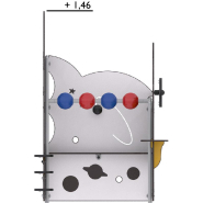 Maisonnette de jeu Zapp réf-8049449 - Hags - Tranche d'âge 1-5 ans - Dimensions 1600x1100 mm - Sécurité 17 m²_2