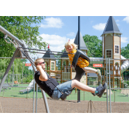 Siège de balançoire HAGS avec chaînes résistantes à l'usure