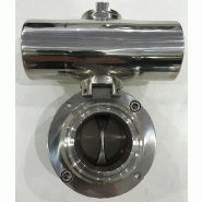 Vanne papillon - Corps en pièces moulées à chaud - Papillon inox 316L - DN25 à DN250 - Pression 7 bars_2