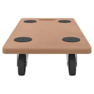 Vidaxl chariots sur roulettes 6 pcs rectangulaire bois d'ingénierie 154886_2