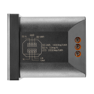 Compteur double énergie/horaire HW66 - 48x48 mm - IP65 - LED - Alimentation 115/230 VCA_2