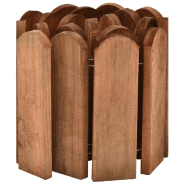 Vidaxl rouleaux de bordure 3 pcs 120 cm bois de pin imprégné 3053645_2