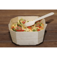 160 barquettes de cuisson en bois Comte 135x110x75 mm - papier siliconé - biodégradables et éco-responsables_2