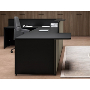 Banque d'accueil personnalisable OUTLINE - configurations variées et design moderne_2