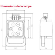 Éclairage de quai LED 12 VDC - Économe en énergie - Pour remorques de camion_2