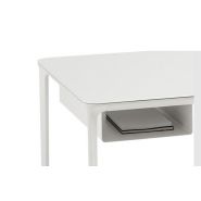 Sovet - Bureau droit Slim design Matthias Demacker - 140 cm - Structure aluminium et plateau personnalisable_2