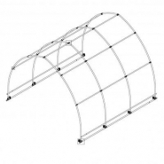 Abri tunnel de stockage - Installation simple - Polyvalence d'utilisation - Membrane plastique renforcée anti-moisissure et ignifuge_2