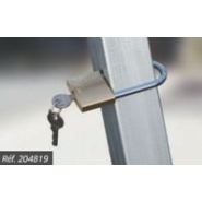 Bloc parking BPE - tube acier galvanisé avec bandes réflectos et 3 systèmes d'ouverture_2