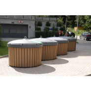 Conteneur semi-enterré en milieux urbains, résidentiels ou mixtes - LOMBRIK ROND_2