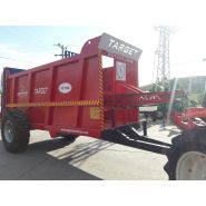 Épandeur à fumier Target - 10 tonnes - remorque agricole multifonction avec batteurs détachables_2