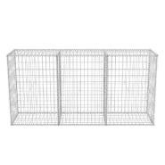 Vidaxl panier de gabion acier galvanisé 200x50x100 cm 142552_2