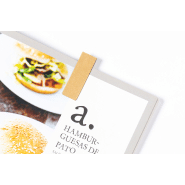 Marque-page magnétique - Papier recyclé - Couleur naturelle - Poids 4g_2