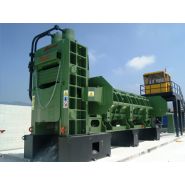 Presse cisaille idromec avec caisse de 5000 à 7000 mm