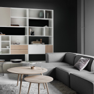 Table basse scandinave et élégante pour bureaux modernes_2