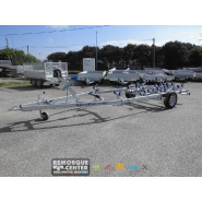 Chariot de mise à l'eau multi-rouleaux - G1000MA14 - 1 essieu - PTAC : 1350 Kg - Sun Way - GOLDONEALU1P_2