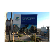 Panneau publicitaire d'extérieur en hauteur - Structure 8m² - Dimensions 3,28m x 2,45m_2