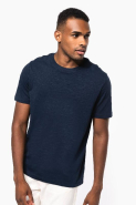 T-shirt slub écoresponsable homme - Col rond, manches courtes, 160 g - Réf: KNS303 - Kariban_2
