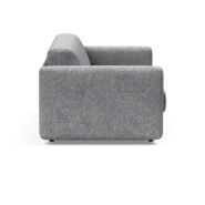 INNOVATION LIVING - Canapé design Killian Dual convertible lit 195x160cm avec tissu Twist Granite et matelas réversible_2