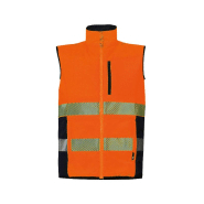 Bodywarmer réversible orange - Taille L - Sécurité et confort thermique - Réf : BODYWAR-OR-L - Marque T2S_2