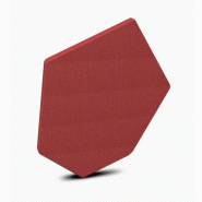Dalle acoustique Bazalto - MDD - Rouge, 65 mm_2