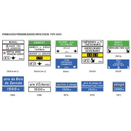 Panneau de présignalisation, type D40 - DA40_2