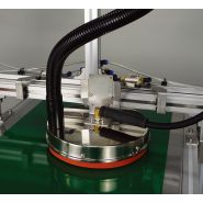 Rampe de nettoyage vapeur pneumatique rotatif pour convoyeur avec aspiration_2