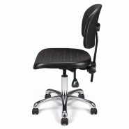 Siège technique polyuréthane asynchrone sur roulettes So Monza - Accoudoirs réglables 3D, Garantie 3 ans_2