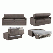 Canapé-lit SUN convertible express 120 cm - NEO Taupe Sand - Matelas 16 cm haute résilience_2