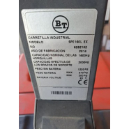 Chariot élévateur électrique ATEX d'occasion Miretti Spe 160 l ex  2000 kilos - référence : C13170_2