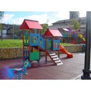 Ge-2780 - Structure de jeux combinée Jolas - Dimensions 5,05 x 1,87 x 2,80 m - Poids total 275 kg_2