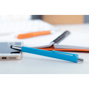 Stylo stylet - corps coloré - encre bleue_2