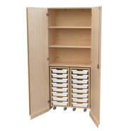Armoire Mobile 8 Tiroirs - Compacte et Pratique avec Roulettes Pivotantes et Freins  - EWH.8_2