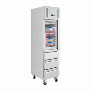 Armoire réfrigérée positive GN slimline 1 porte 3 tiroirs série U 292 L UA113 Polar_2
