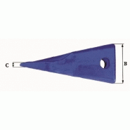 Dents de godet adaptables Feurst AF 3252 L - 3,3 kg - Dimensions précises_2
