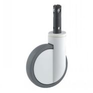 Roulette médicale pivotante, à tige_2