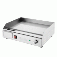 Plancha électrique lisse en ACIER poli - L 525 mmo | Buffalo - CU626_2