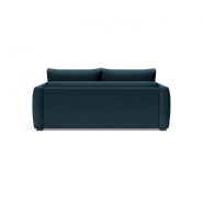 Innovation Living - Canapé design convertible Cosial avec accoudoirs rembourrés - Tissu Argus Navy Blue - Couchage 160x202 cm_2