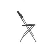 Lucy M2 - Chaise pliante attachable et empilable - Vif Furniture - Gris/Gris - Classement Feu M2_2