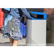 Poubelle publique Up22t - corbeille Mielek T - Novatilu - 65 litres_3