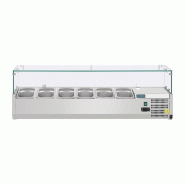 Saladette réfrigérée pour comptoir à pizza Série G 6x GN 1/4 AB090 Polar_2